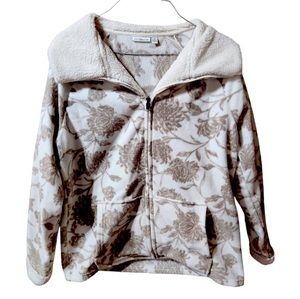 Croft And Borrow Zippered Sweatshirt With Pockets. Size Large